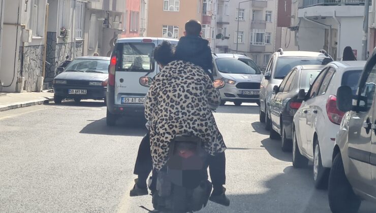 Motosiklet Üzerinde Tehlikeli Yolculuk