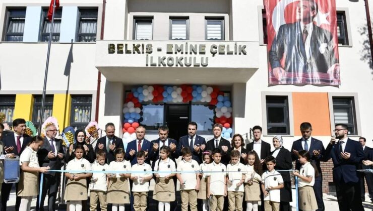 Kaan Çelik’in Yaptırdığı Okulu Bakan Açtı