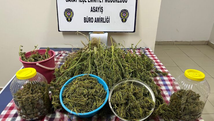 Tekirdağ’ın O İlçesinde Depodan 3 Kilo Kenevir Çıktı