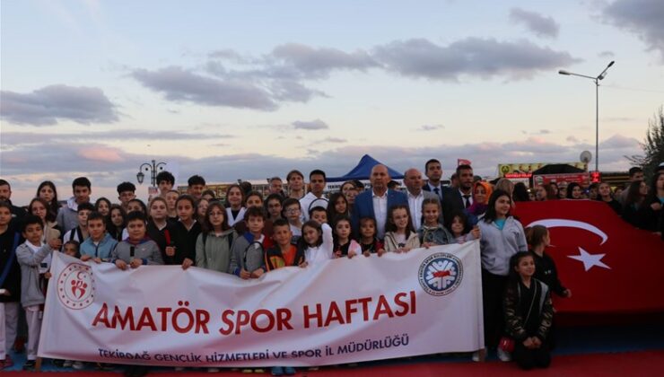 Tekirdağ’da Amatör Spor Haftası Coşkusu Başladı