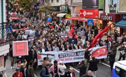 Filistin’e Destek İçin Yürüdüler