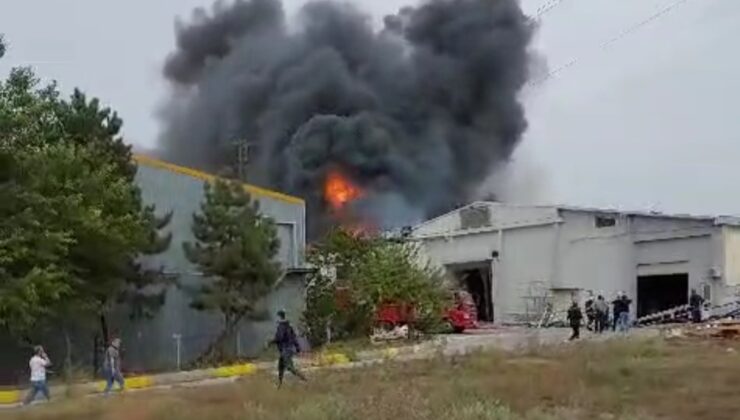 Un Fabrikasında Yangın Çıktı