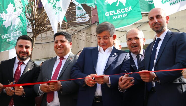Davutoğlu Tekirdağ’da Seçim Bürosu Açtı