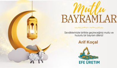 Arif koçal’dan Kurban Bayramı mesajı