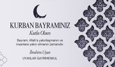 İbrahim uyan’dan Kurban Bayramı mesajı
