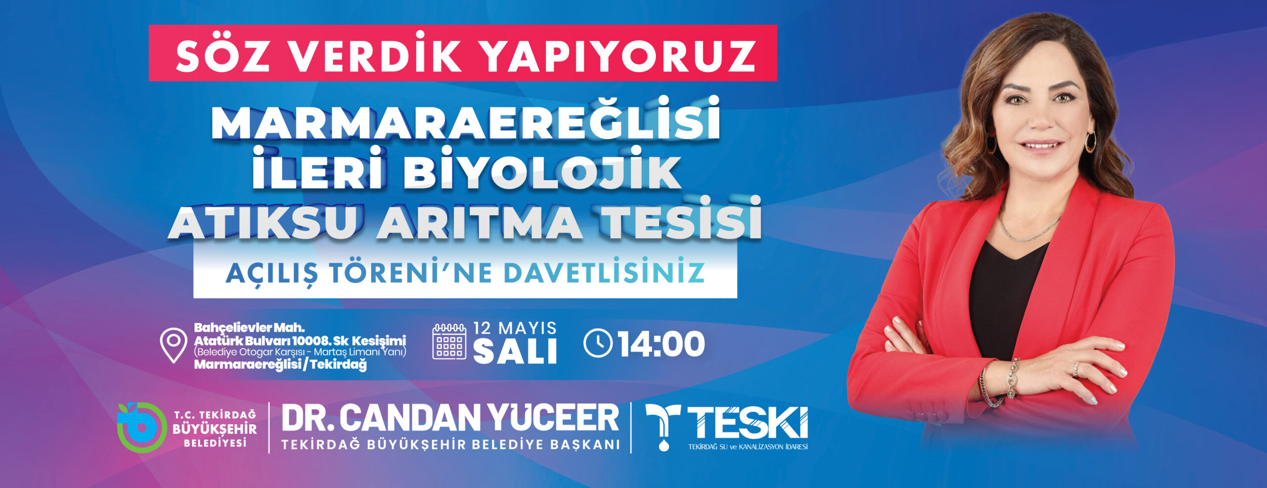 MARMARAEREĞLİSİ İLERİ BİYOLOJİK ATIKSU ARITMA TESİSİ AÇILIŞ TÖRENİ