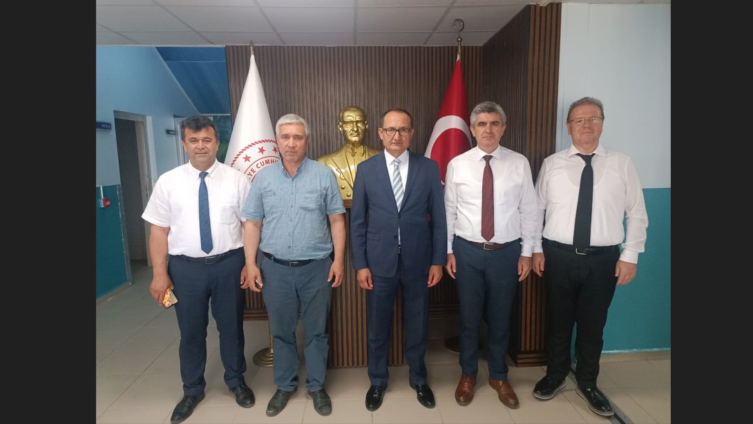 İlçe Milli Eğitim Müdürü Fahri Kırmızı Tekirdağ Adalet Mesleki Eğitim Merkezini Ziyaret Etti