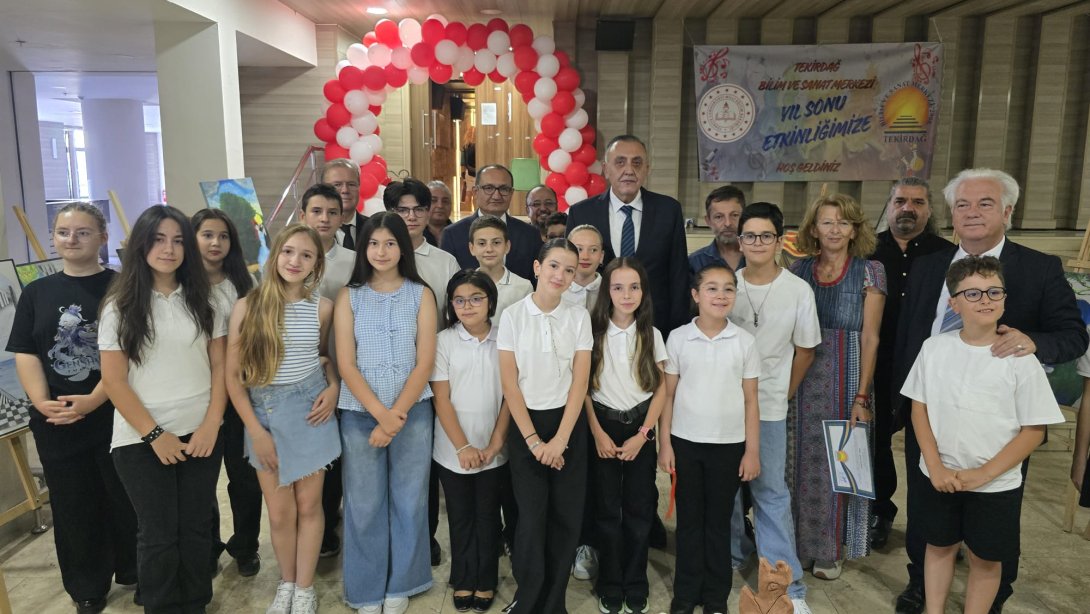 Süleymanpaşa kaymakamı Sayın Mahmut Nedim TUNÇER, İlçe Milli Eğitim Müdürü Fahri KIRMIZI ile birlikte, Tekirdağ Bilim ve Sanat Merkezi tarafından...
