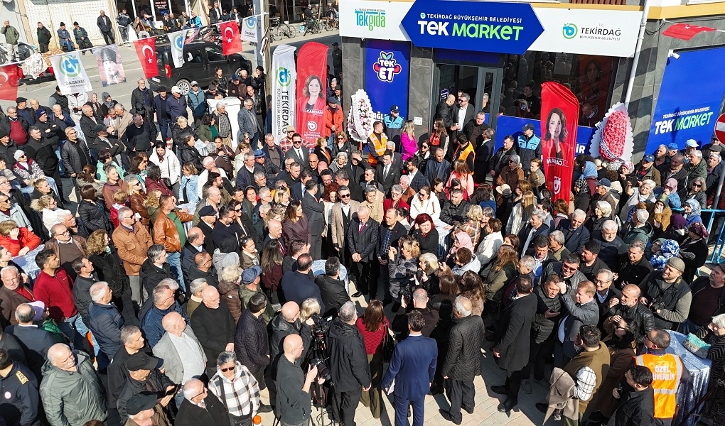 TEK MARKET'TEN 4 AYDA 10 BİNLERCE SOFRAYA DESTEK