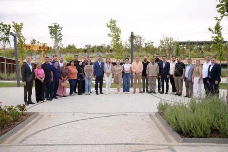 Başkan Sarıkurt Basın Mensuplarına Çorlu`nun Yeni Yaşam Alanını Tanıttı