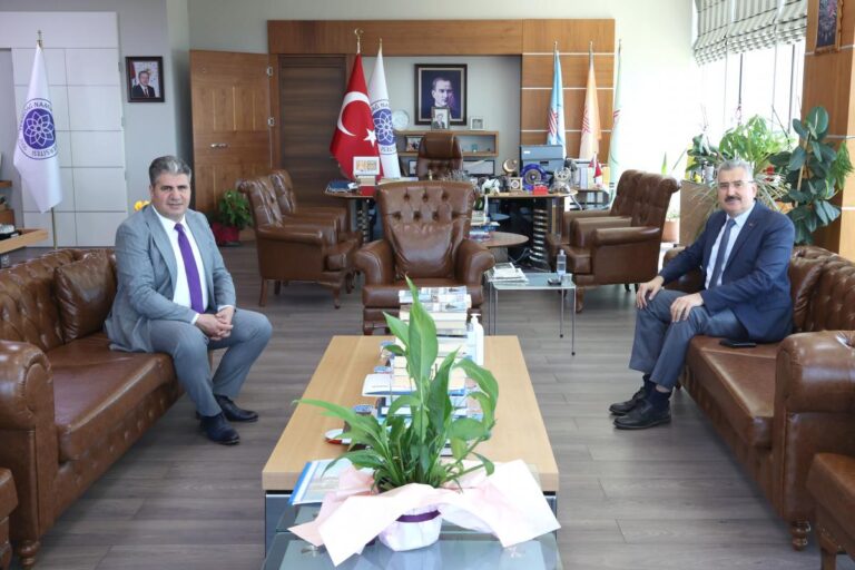 TEKİRDAĞ BÖLGE ADLİYESİ BAŞKANI’NDAN ÜNİVERSİTEMİZ REKTÖRÜNE VEDA ZİYARETİ