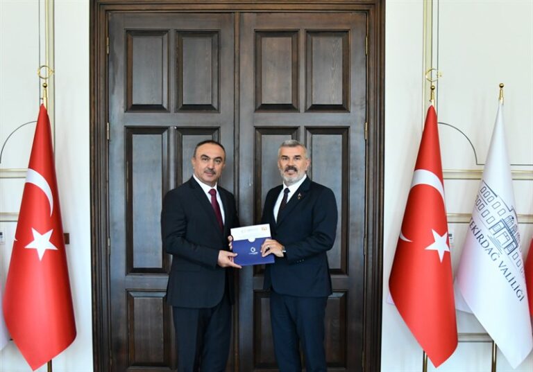 Çerkezköy TSO Başkanı Çetin Vali Soytürk’ü Fuara Davet Etti