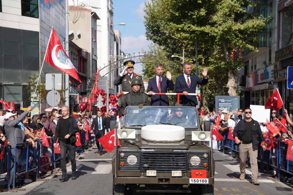 Çorlu`da 30 Ağustos Zafer Bayramı Büyük Bir Coşkuyla Kutlandı
