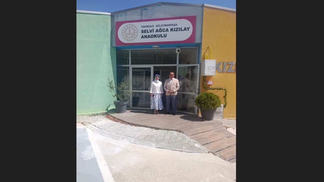 İlçe Milli Eğitim Müdürü Fahri Kırmızı İlçemiz Selvi Ağca Kızılay Anaokulunu Ziyaret Etti.