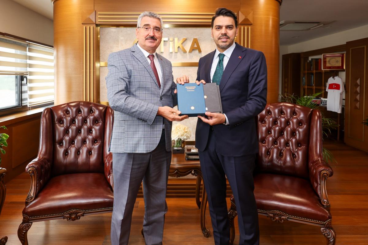 rektörü PROF. DR. MÜMİN ŞAHİN’DEN TİKA BAŞKANI ABDULLAH EREN’E ZİYARET